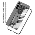 Ultra Hybrid Kickstand Hard Phone Case for Samsung Galaxy Samsung S24 Plus / Black - Ktusu