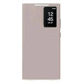 S-View Wallet with Small Screen View Flip Case for Samsung Galaxy Samsung S24 Ultra / Beige - Ktusu