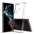 Crystal Clear Hard Back Soft TPU Edge Phone Back Case for Samsung Galaxy Samsung S24 Ultra / clear - Ktusu