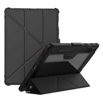 Nillkin Multi Angle Folding Leather Case With Pencil Holder for Samsung Samsung Tab 8 | Tab 9 | Tab 10 | Tab S9 FE / Black - Ktusu