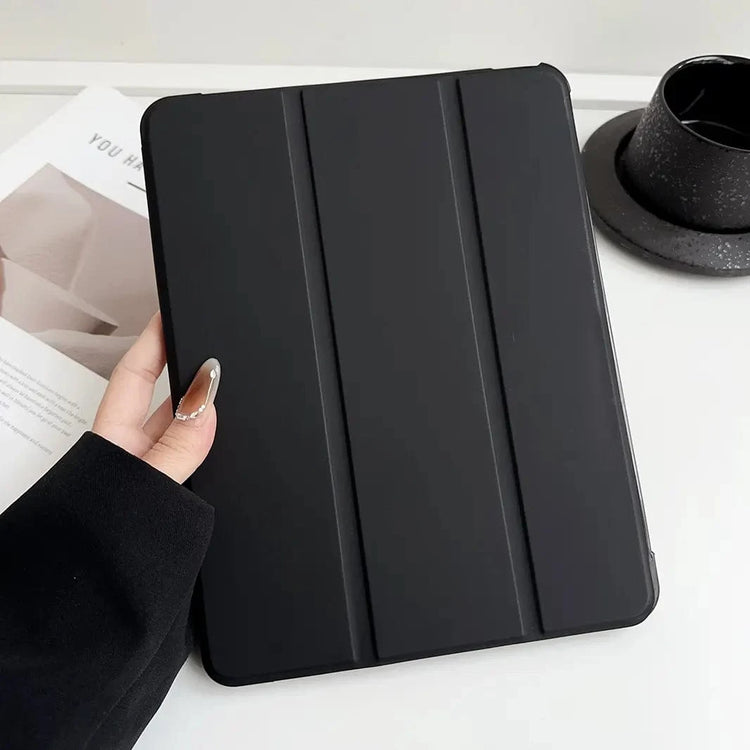 Leather Texture TPU Soft Back Case for Samsung Tab Samsung Tab S8 Ultra / Black - Ktusu