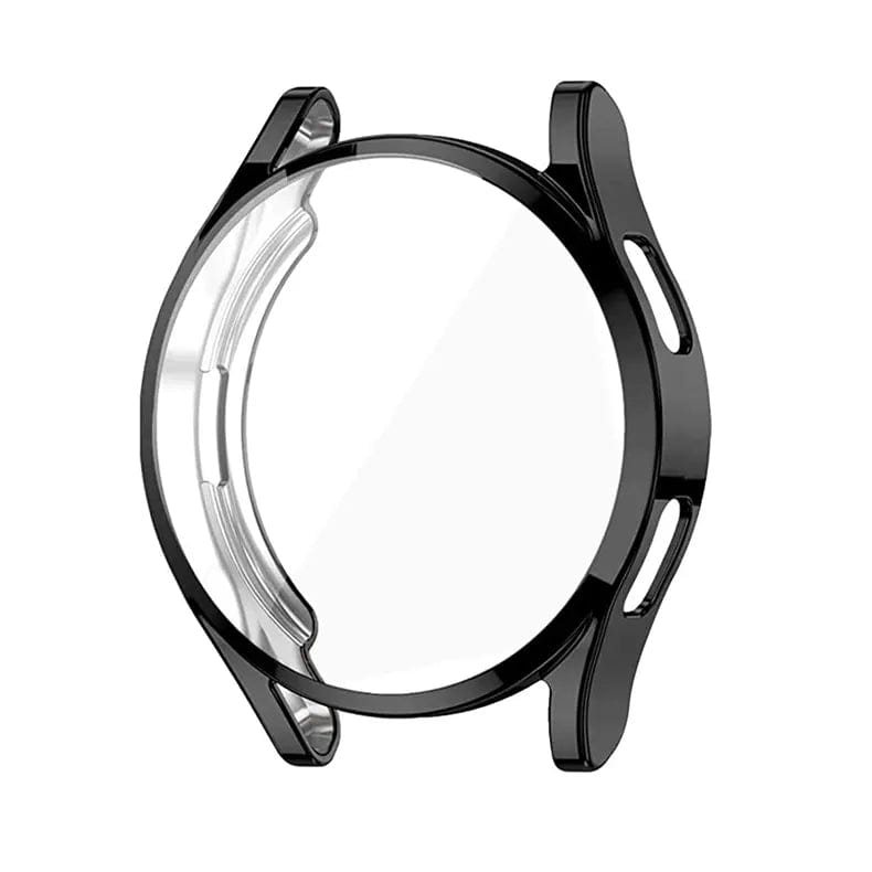 360 Degree Soft Slim Bumper for Samsung Galaxy Watch Samsung Watch 4 (46mm) / Black - Ktusu