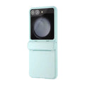 Leather Case with Hinge Protection for Samsung Galaxy Z Flip Samsung Z Flip5 / Mint Green - Ktusu