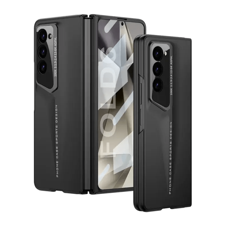 Luxury Anti-Fall Hard Phone Case for Samsung Galaxy Z Fold Samsung Z Fold6 / Black - Ktusu