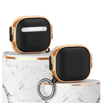 ktusu Generic Cases & Covers Chrome Eggshell Buffer Side Locks Cover for Airpods Pro | Pro 2