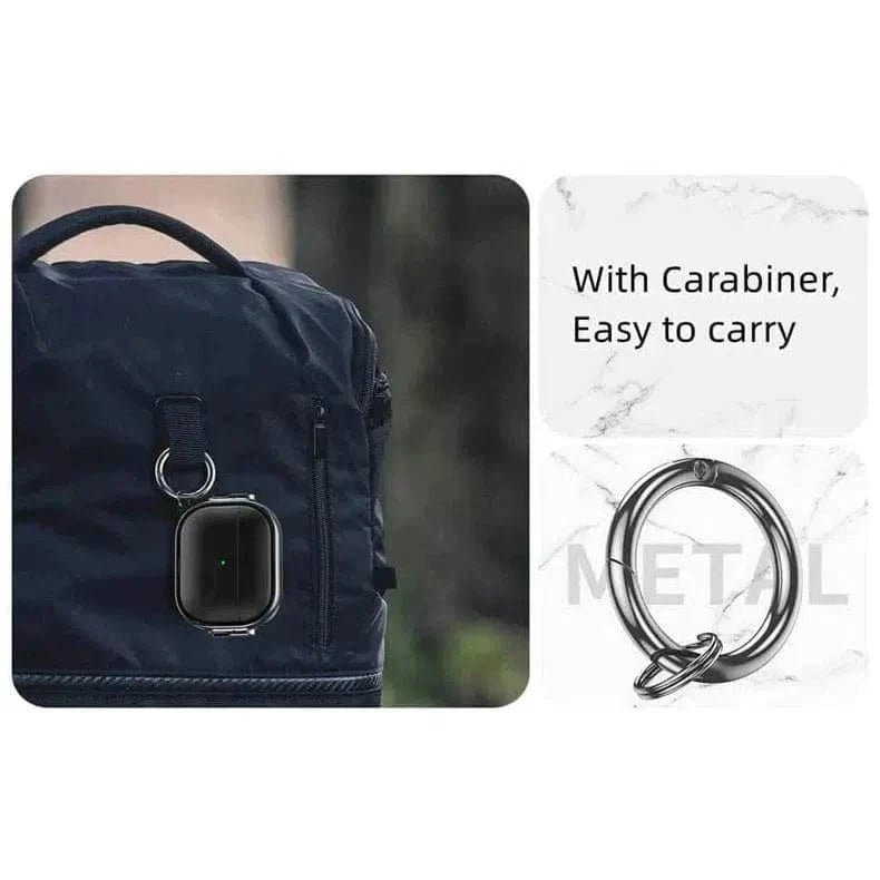 Chrome Eggshell Buffer Side Locks Cover for Airpods Pro