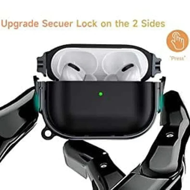 Cases & Covers Chrome Eggshell Buffer Side Locks Cover for Airpods Pro | Pro 2