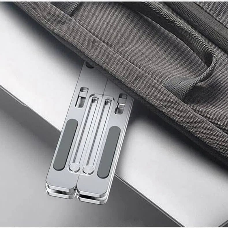 Classic Laptop Stand Built-in Foldable Legs 7 Step Adjustment