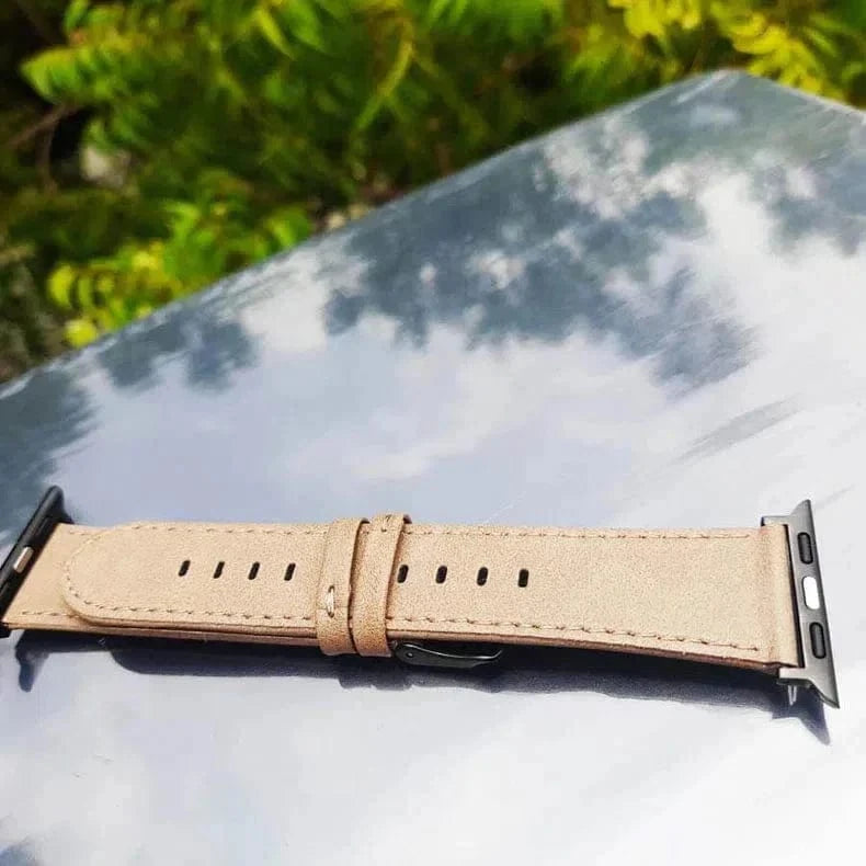 Classic Leather Texture Band for Apple Watch 38 | 40 | 41 | 42mm S10