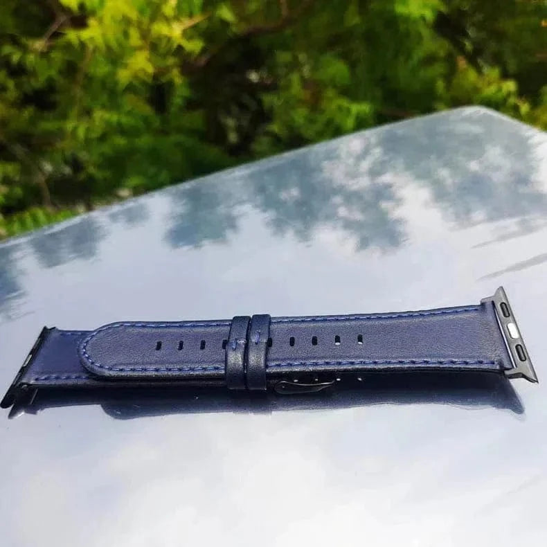 Classic Leather Texture Band for Apple Watch 38 | 40 | 41 | 42mm S10