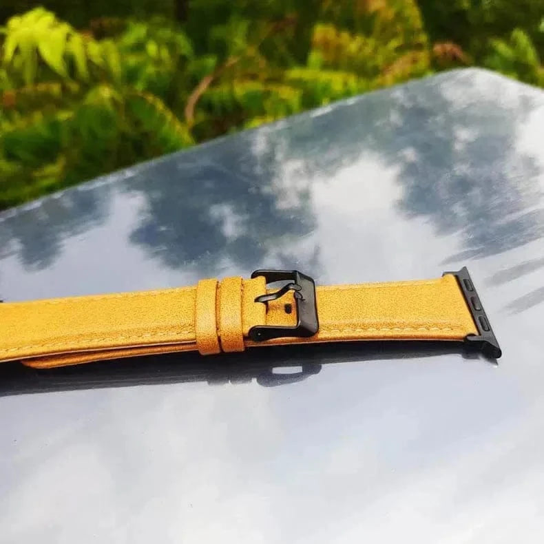 Classic Leather Texture Band for Apple Watch 38 | 40 | 41 | 42mm S10