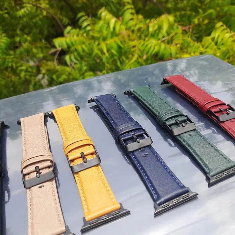 Watch Band Texture Classic Leather Texture Band for Apple Watch 38 | 40 | 41 | 42mm S10 ...