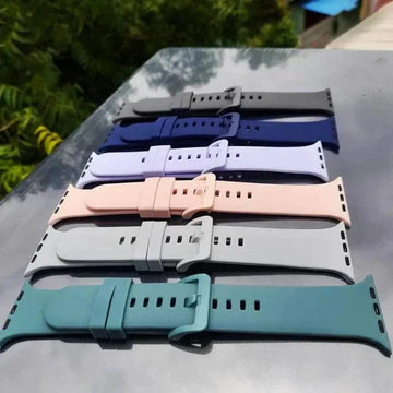 Classic Silicone Soft Band for Apple Watch 42 | 44 | 45 | Ultra 49 | 46mm S10 Watch Bands
