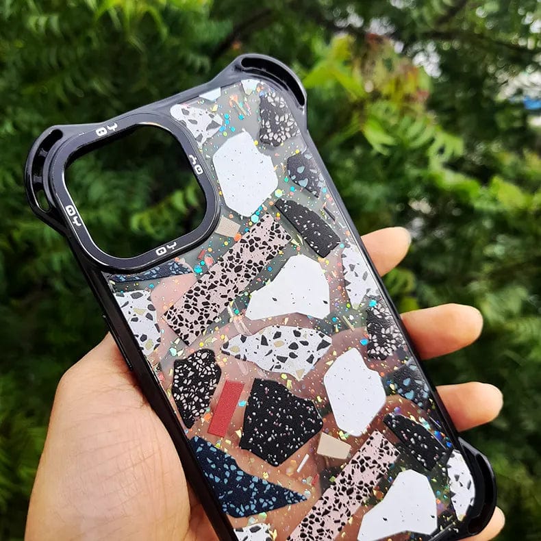 Classic Texture Shockproof Hard Case for iPhone 15