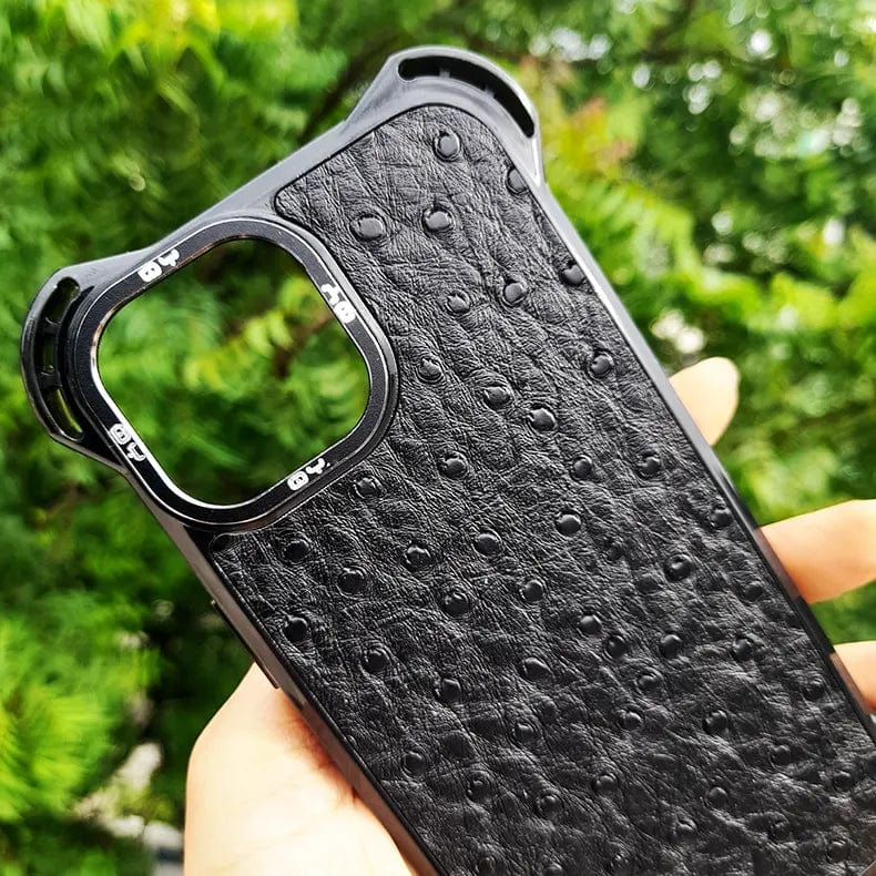 Classic Texture Shockproof Hard Case for iPhone 15
