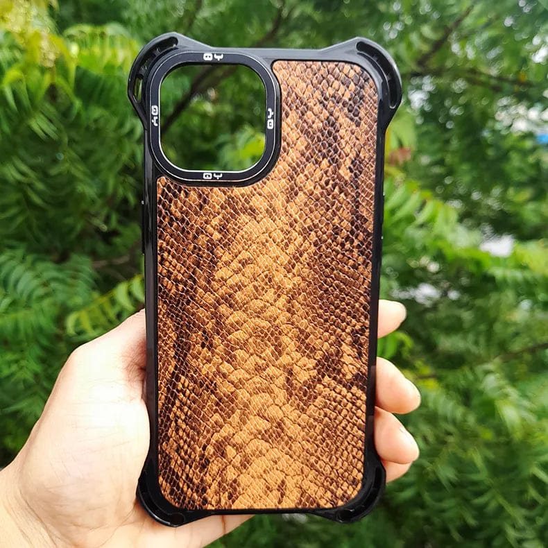 Classic Texture Shockproof Hard Case for iPhone 15
