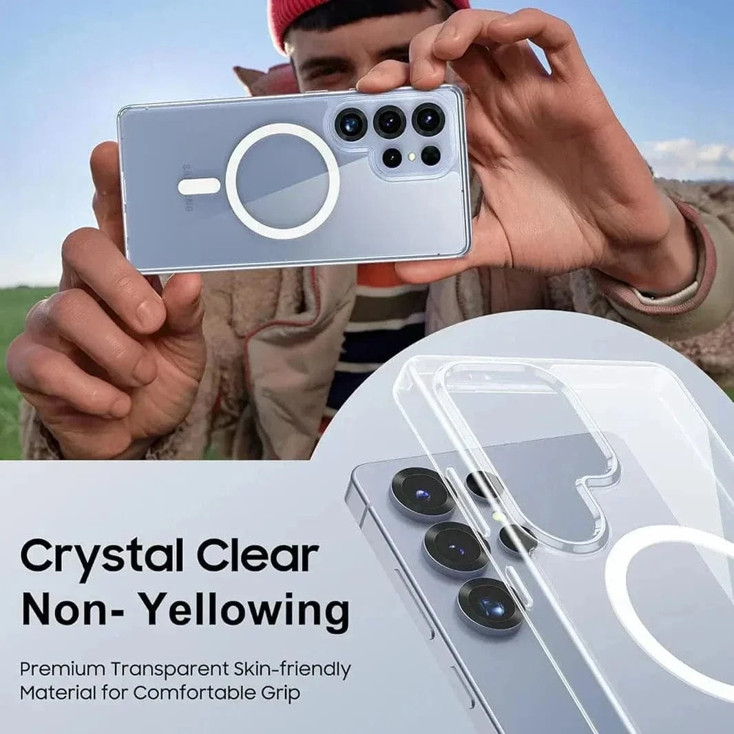 Clear Hard MagSafe Case for Samsung S25