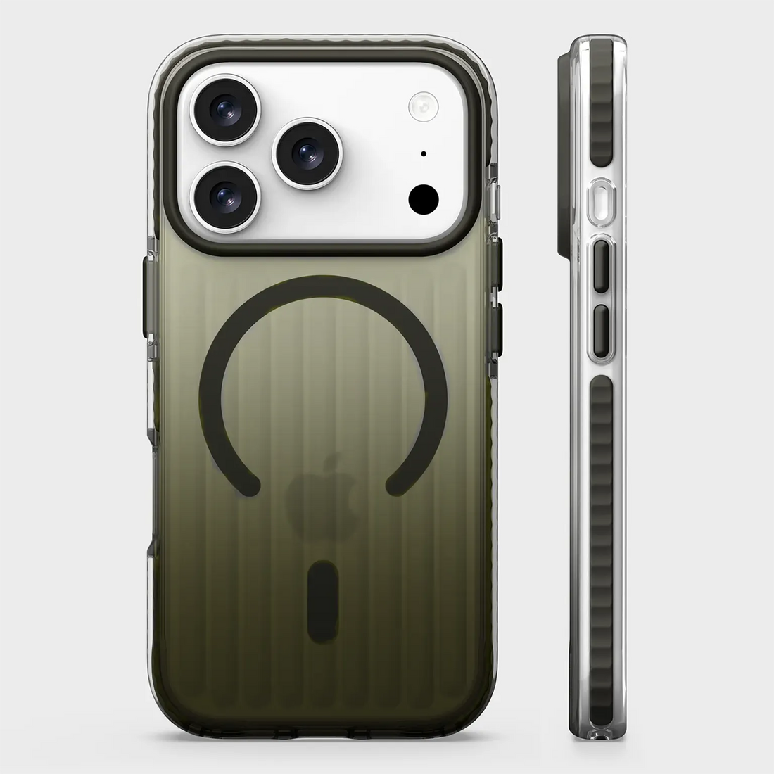 Cases & Covers Color Gradientg Corrugated Metallic Shockproof Magsafe Hard Case for iPhone 17 Pro Max