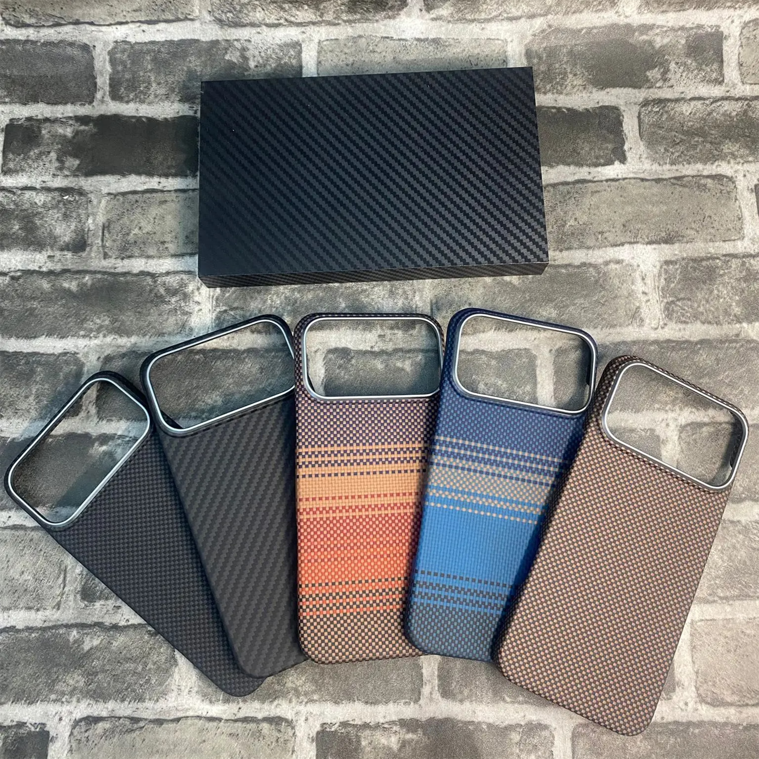 Real Aramid Kevlar Fiber Magsafe Case for iPhone 17 Pro