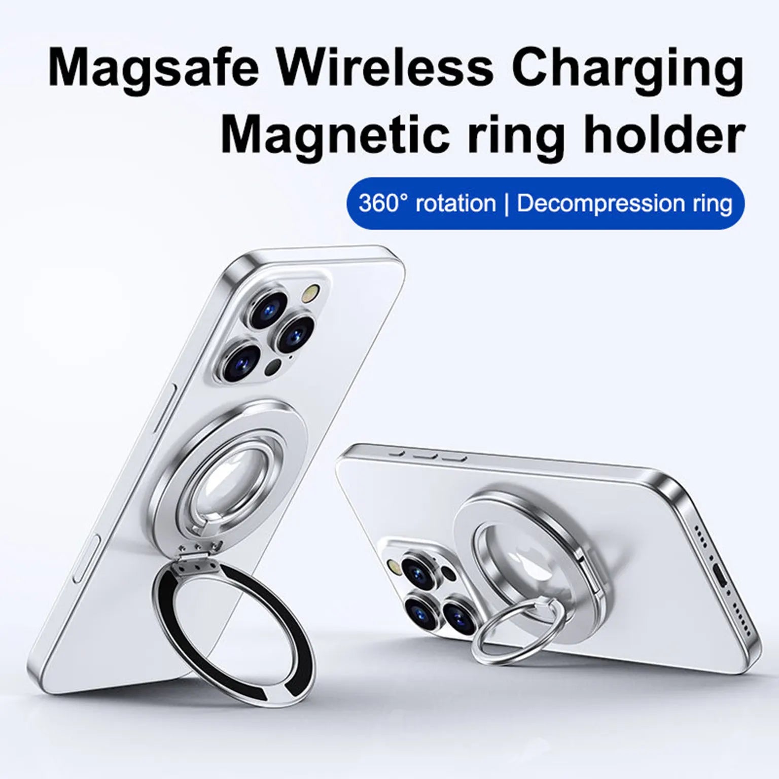 Contrast Color Dual MagSafe Magnetic Ring Grip for Magsafe Function Built in Cases KTSUUF3Y1 8948570417687
