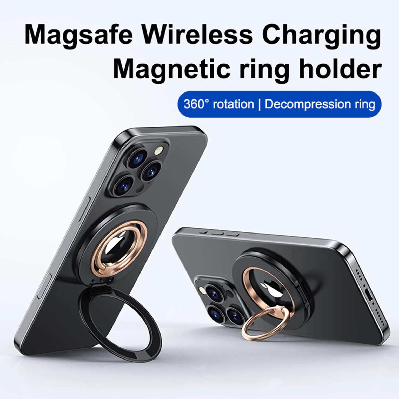 Contrast Color Dual MagSafe Magnetic Ring Grip for Magsafe Function Built in Cases KTSU2O6GD 8945975972582