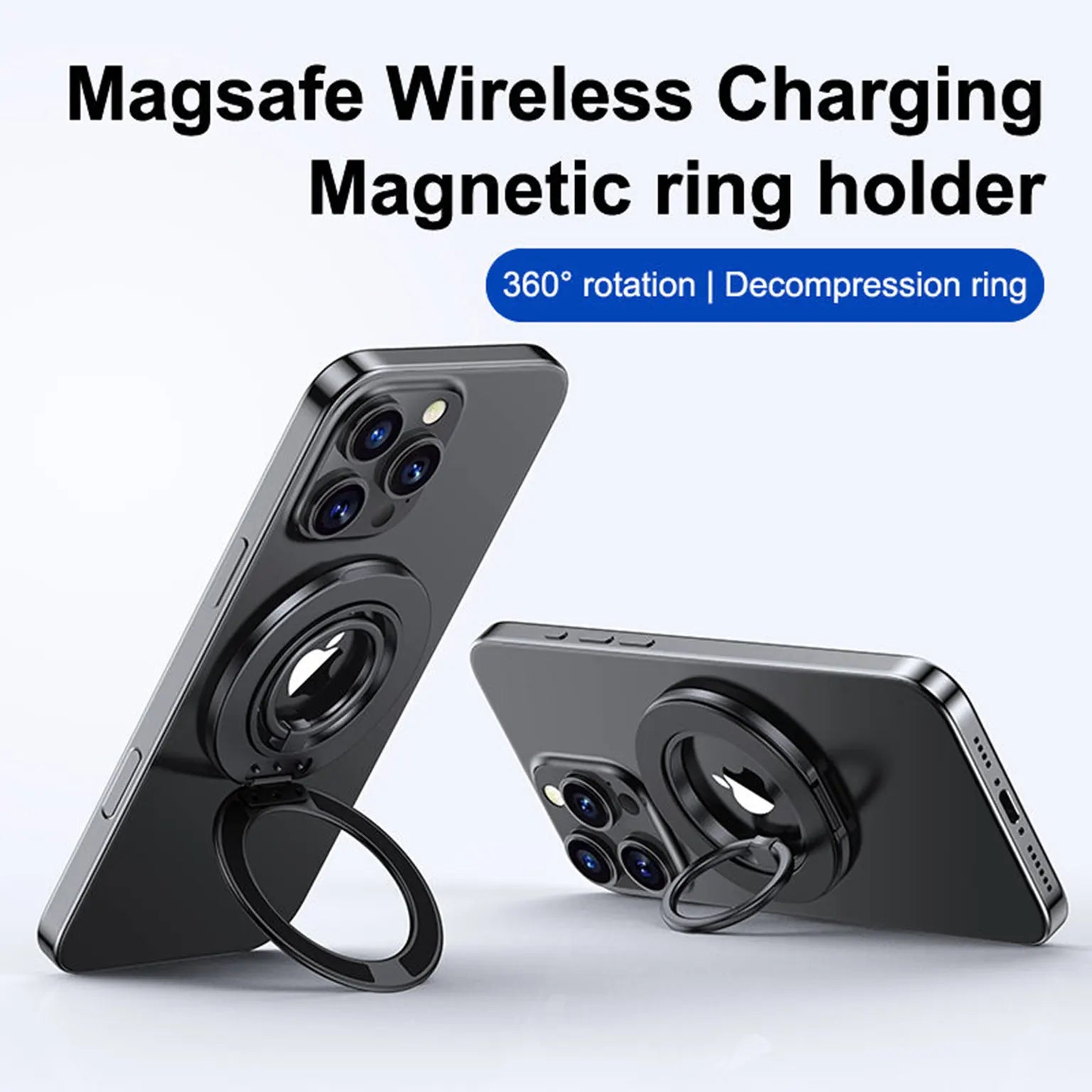 Contrast Color Dual MagSafe Magnetic Ring Grip for Magsafe Function Built in Cases KTSUTNJKY 8952856202188