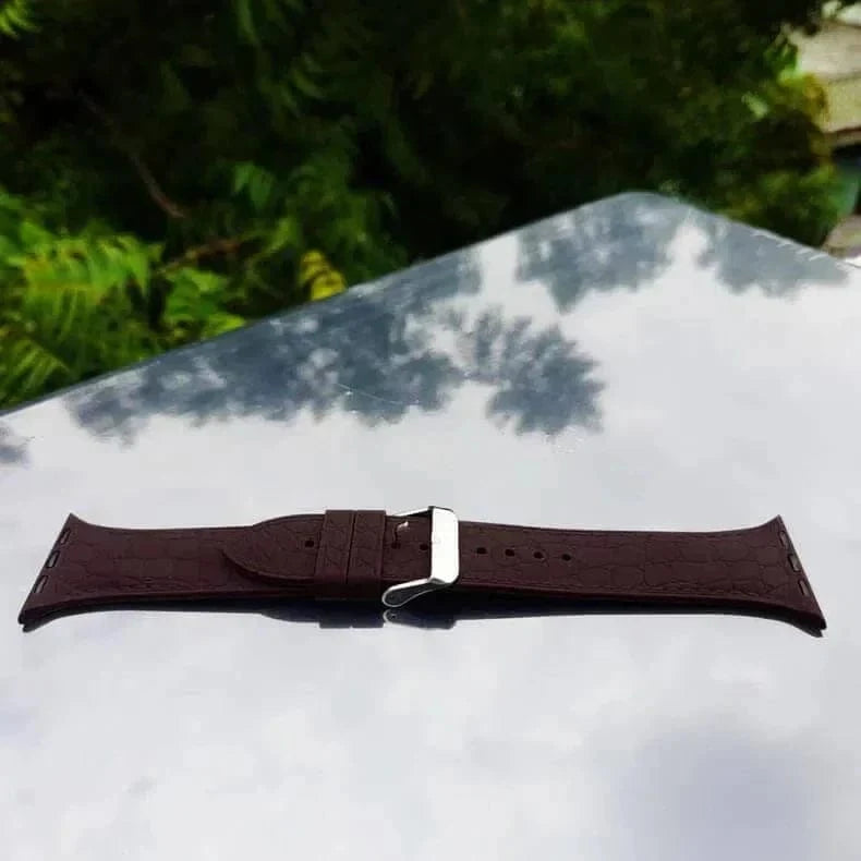 Crocodile Texture Silicone Soft Band for Apple Watch 38 | 40 | 41 | 42mm S10