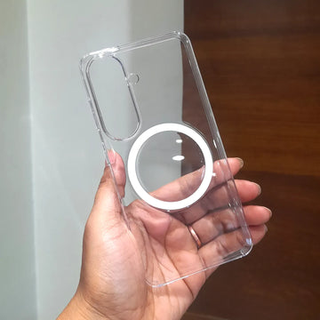 Cases & Covers Crystal Clear Hard MagSafe Case for Samsung S26
