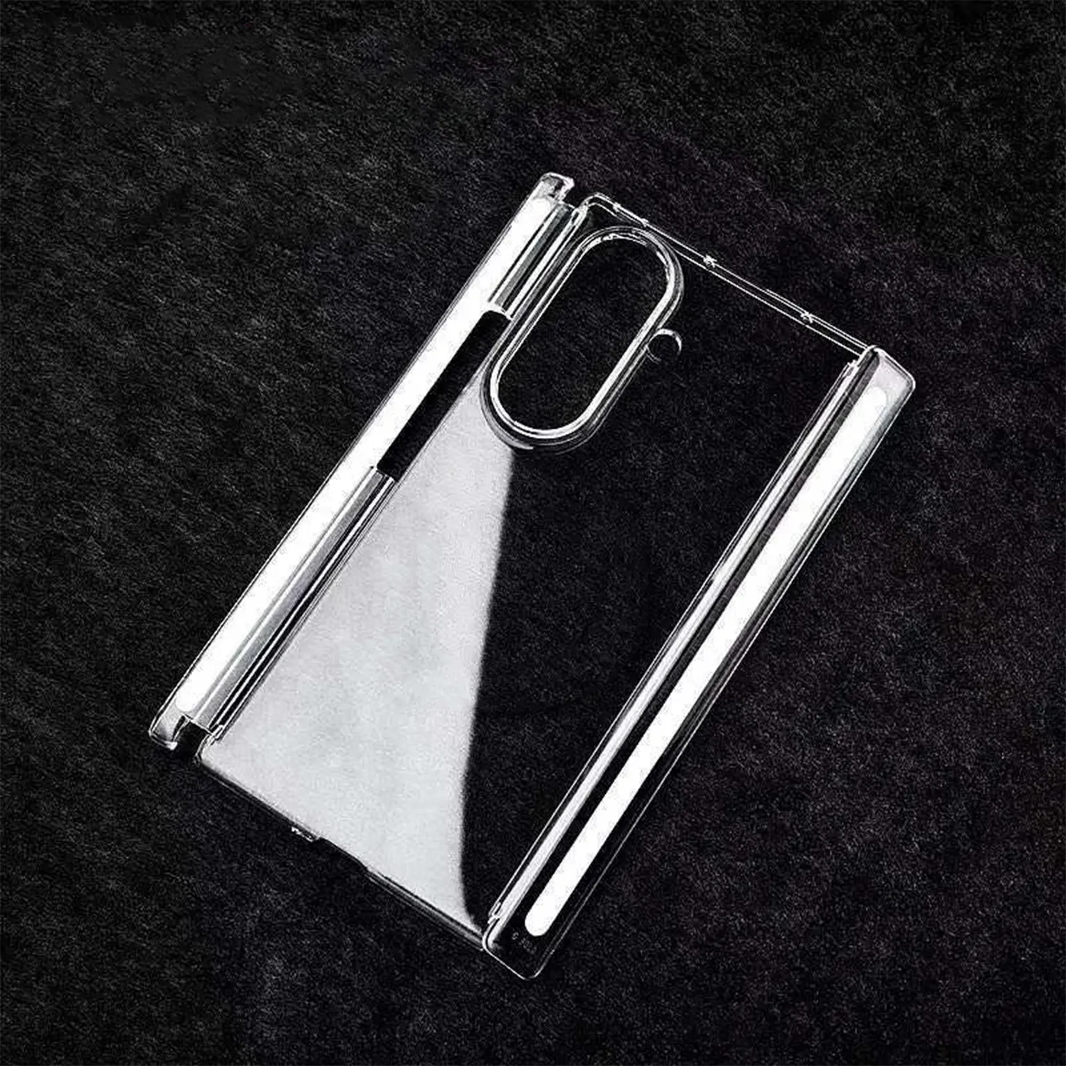 Crystal Clear Transparent Hard Case with Hinge Protection for Samsung Z Tri Fold | G Fold KTSUA6O1C 8978166254280