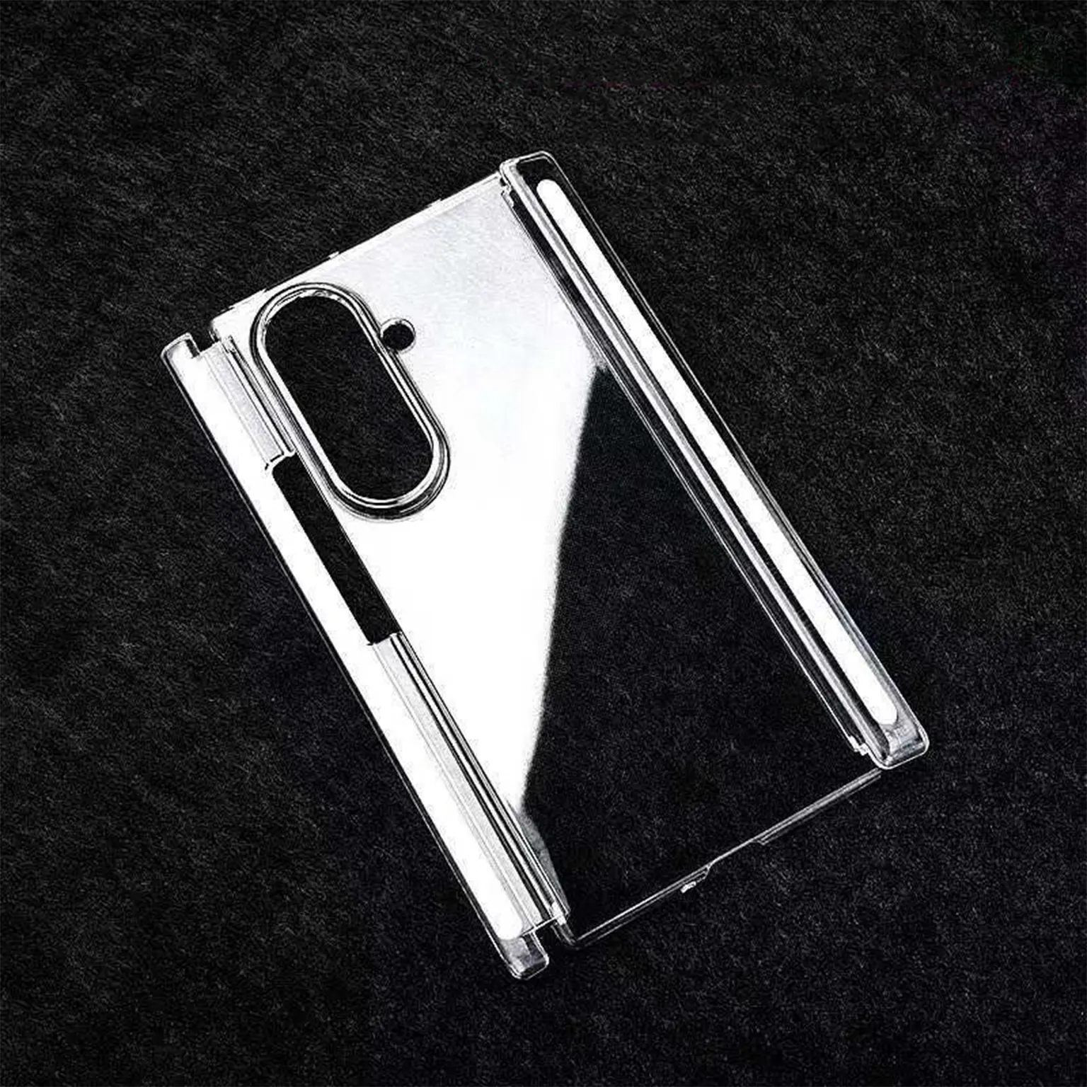 Crystal Clear Transparent Hard Case with Hinge Protection for Samsung Z Tri Fold | G Fold KTSUA6O1C 8978166254280