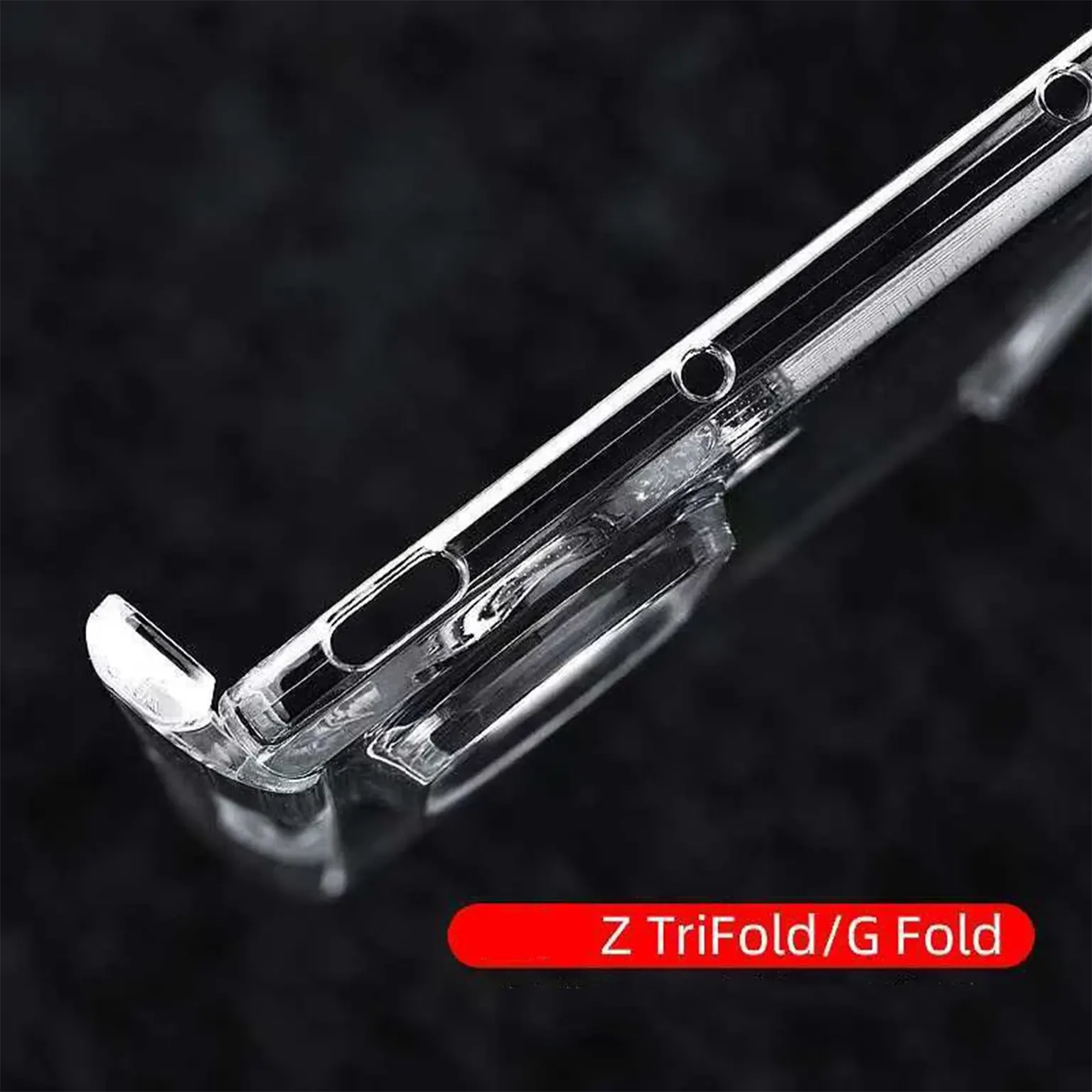 Crystal Clear Transparent Hard Case with Hinge Protection for Samsung Z Tri Fold | G Fold KTSUA6O1C 8978166254280