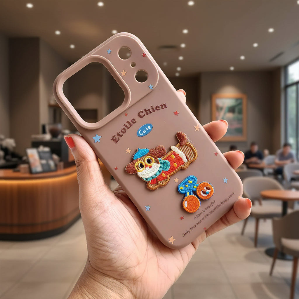 Cute 3D Patterns Silicone TPU Case for iPhone 15 KTSU7X3UT 8998466206154