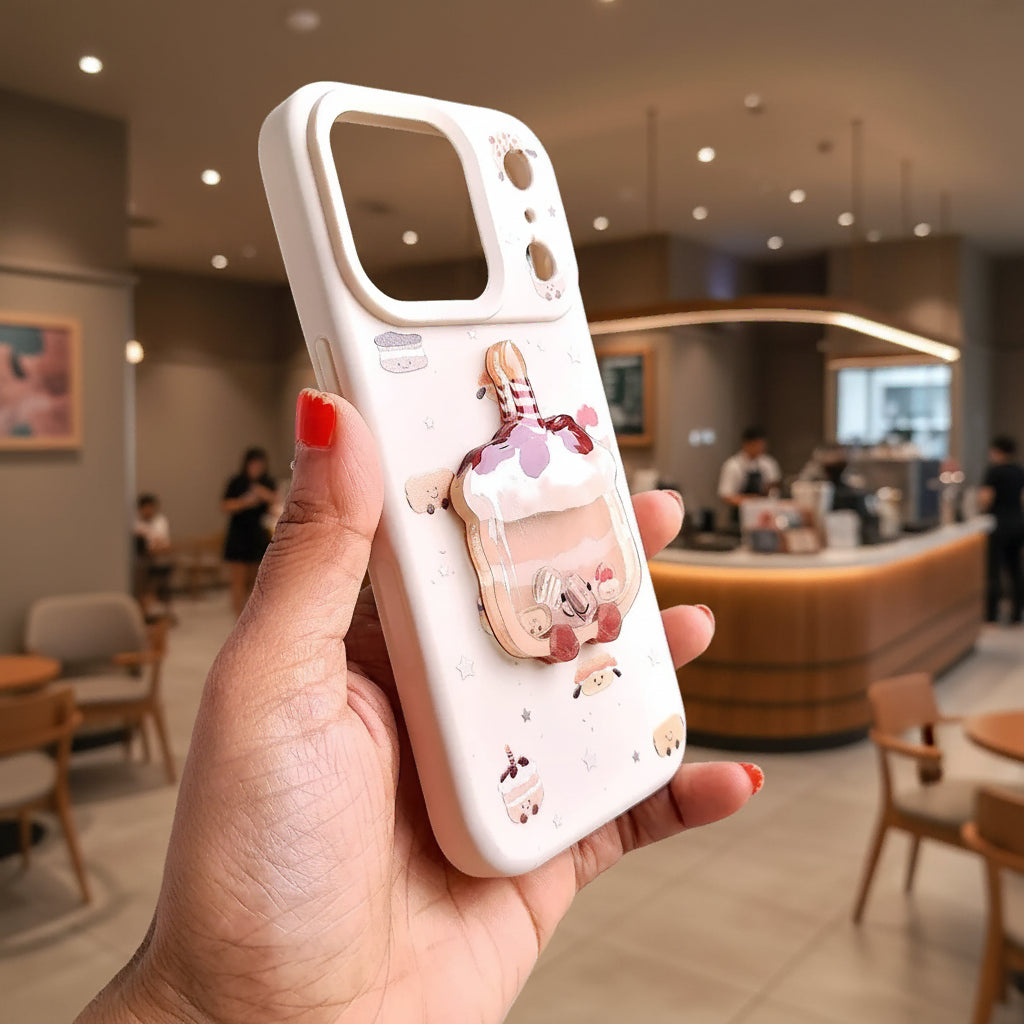 Cute 3D Patterns Silicone TPU Case for iPhone 15