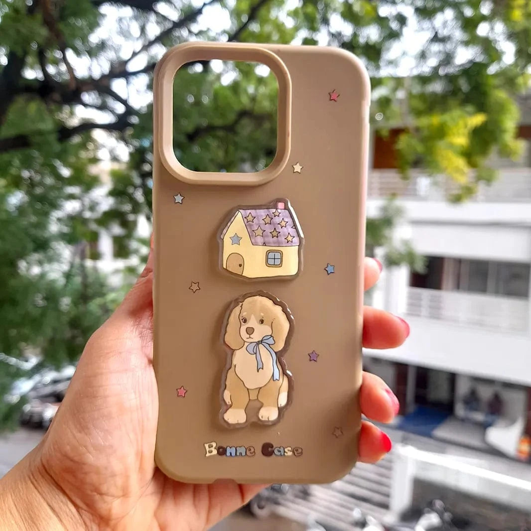 Cute 3D Patterns Silicone TPU Case for iPhone 16 Pro Max