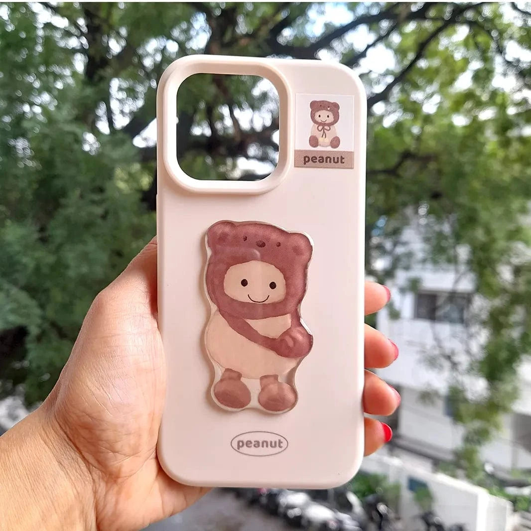Cute 3D Patterns Silicone TPU Case for iPhone 16 Pro Max