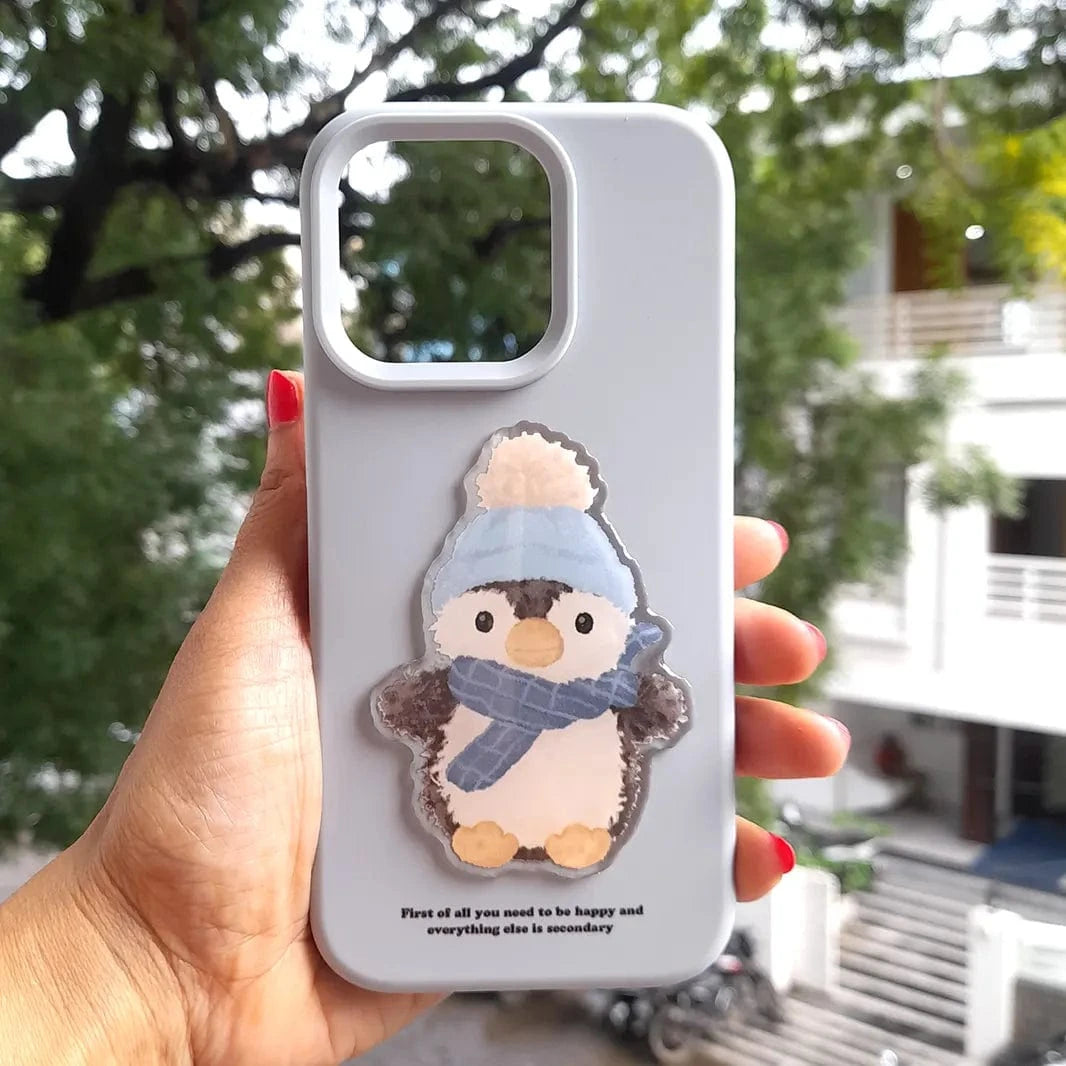 Cute 3D Patterns Silicone TPU Case for iPhone 16 Pro Max