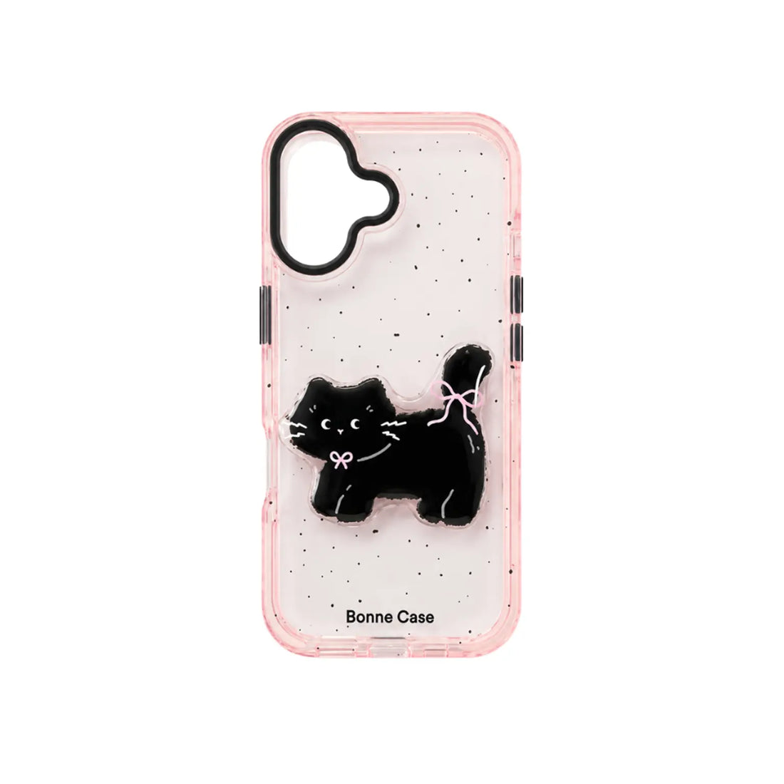 Cute Cat design transparent pink stylish TPU Soft Back Case for iPhone 17 KTSUHH81T 8970682361527
