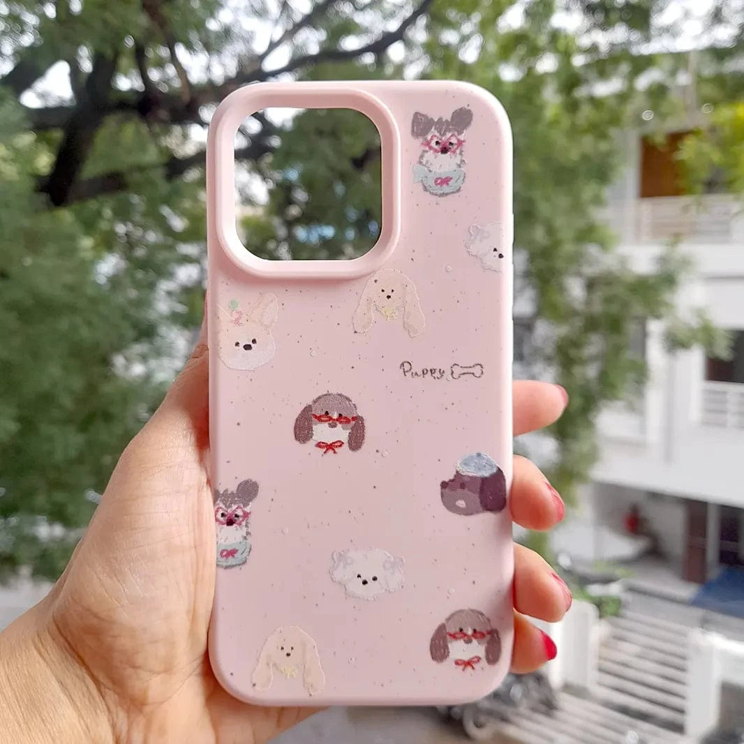 Cute Designs Print Silicone TPU Case for iPhone 16 Pro Max