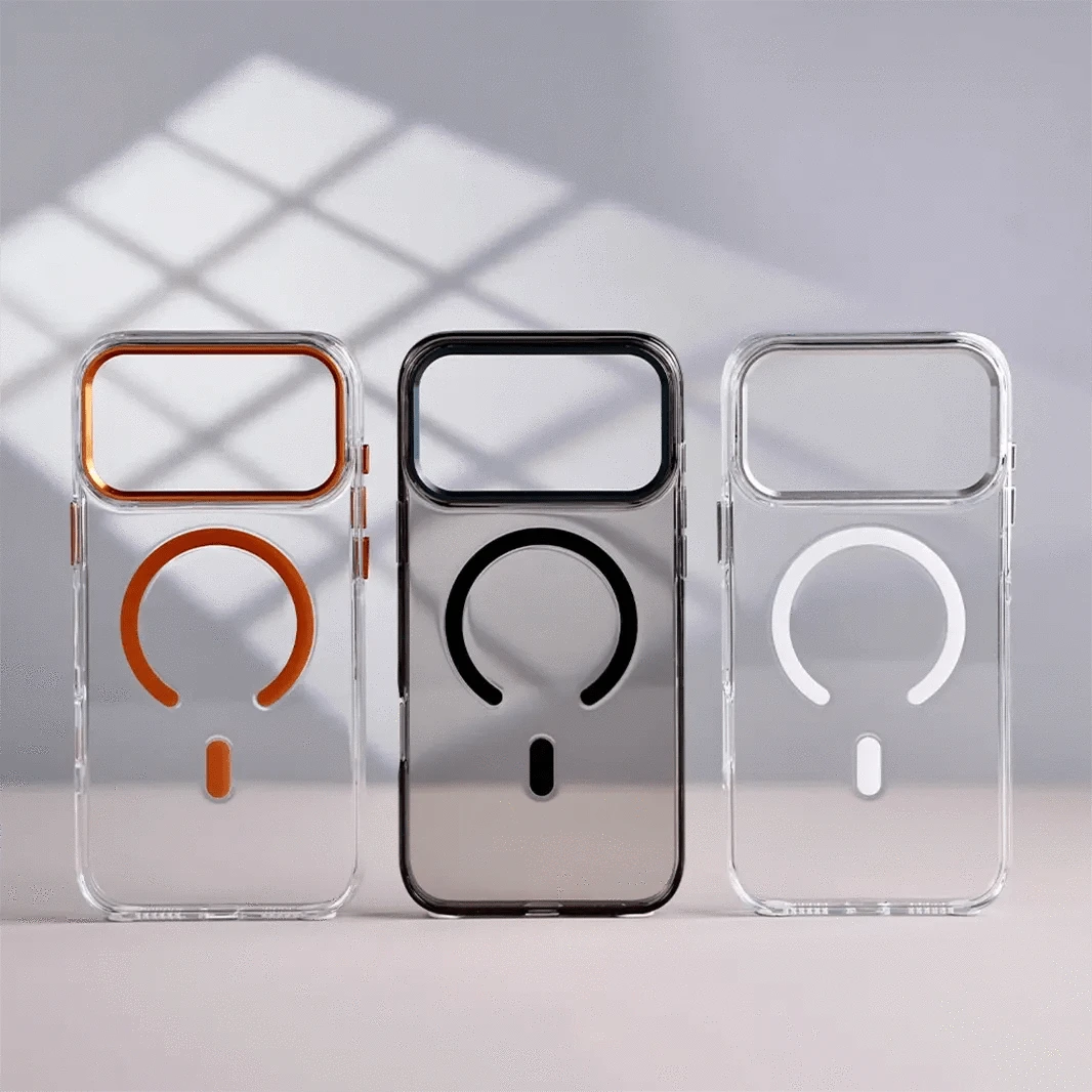 ktusu Generic Cases & Covers Cystal Clear Slim Metal Keys Magsafe Case for iPhone 17 Pro Max