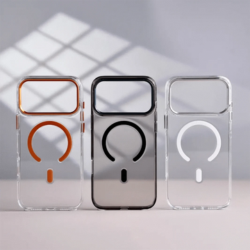 ktusu Generic Cases & Covers Cystal Clear Slim Metal Keys Magsafe Case for iPhone 17 Pro Max