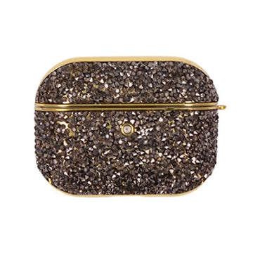 Luxury Diamond Bling Glitter Gold Frame Chic Design Cover for Airpods Pro | Pro 2