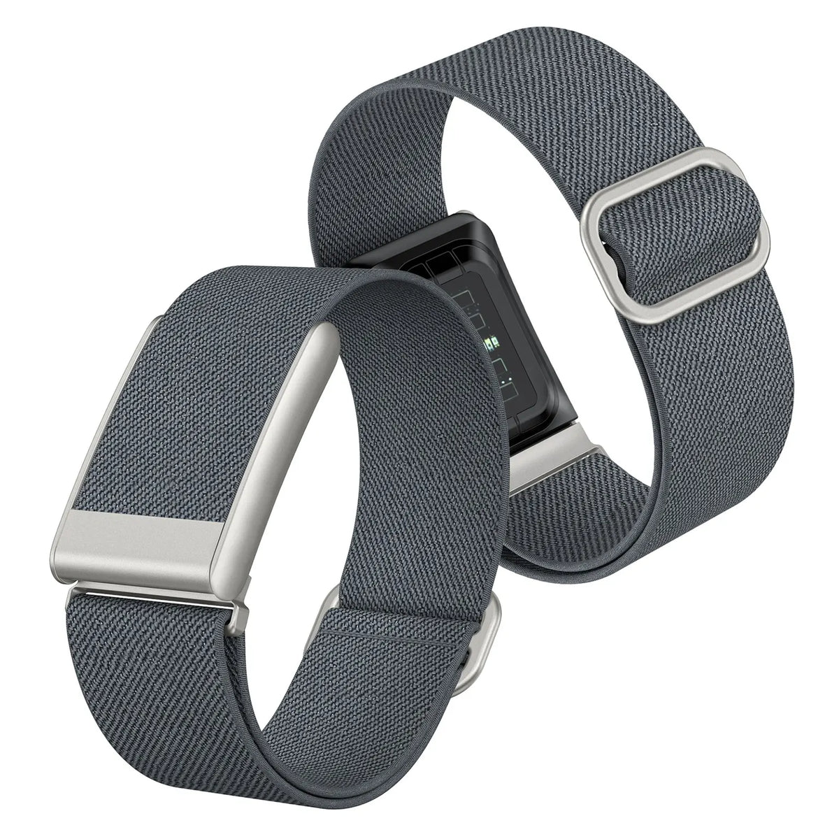 Elastic Nylon Soft Solo Loop Adjustable Replacement Strap for Whoop 5.0 PEAK Dark Grey