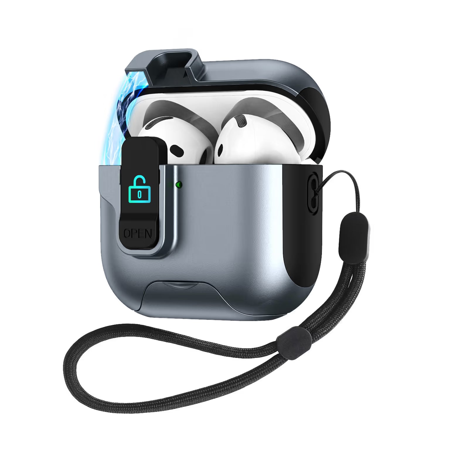 Automatic Pop-up Holder Earphone Case with Switch Lock for Airpods Pro | Pro 2