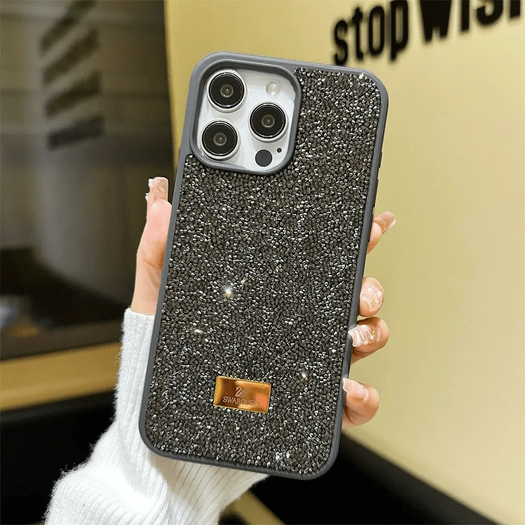 Swarovski Diamond Bling Hard Case for iPhone 15
