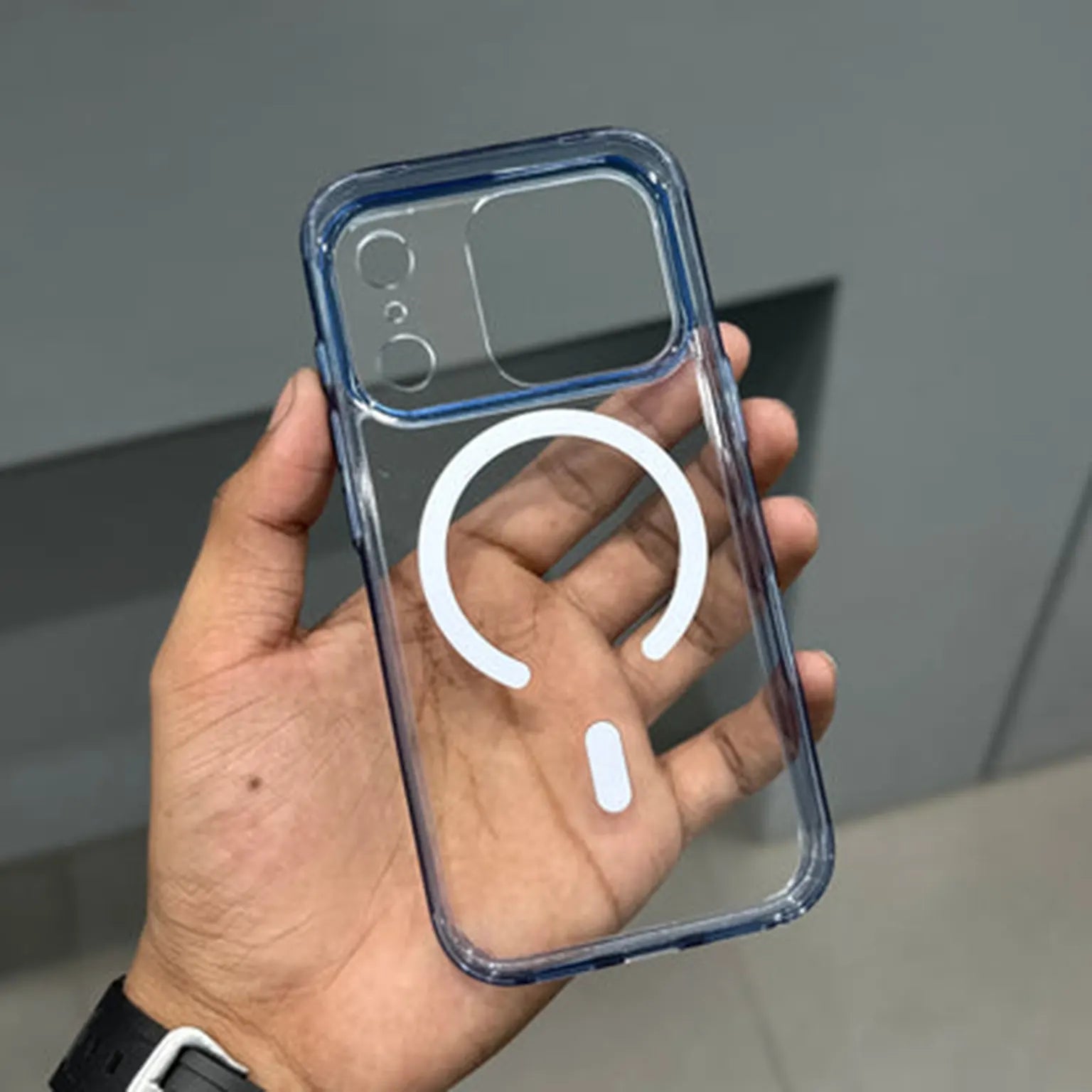 Camera Potective Colored Crystal Slim Magsafe Hard  Case for iPhone 17 Pro Max