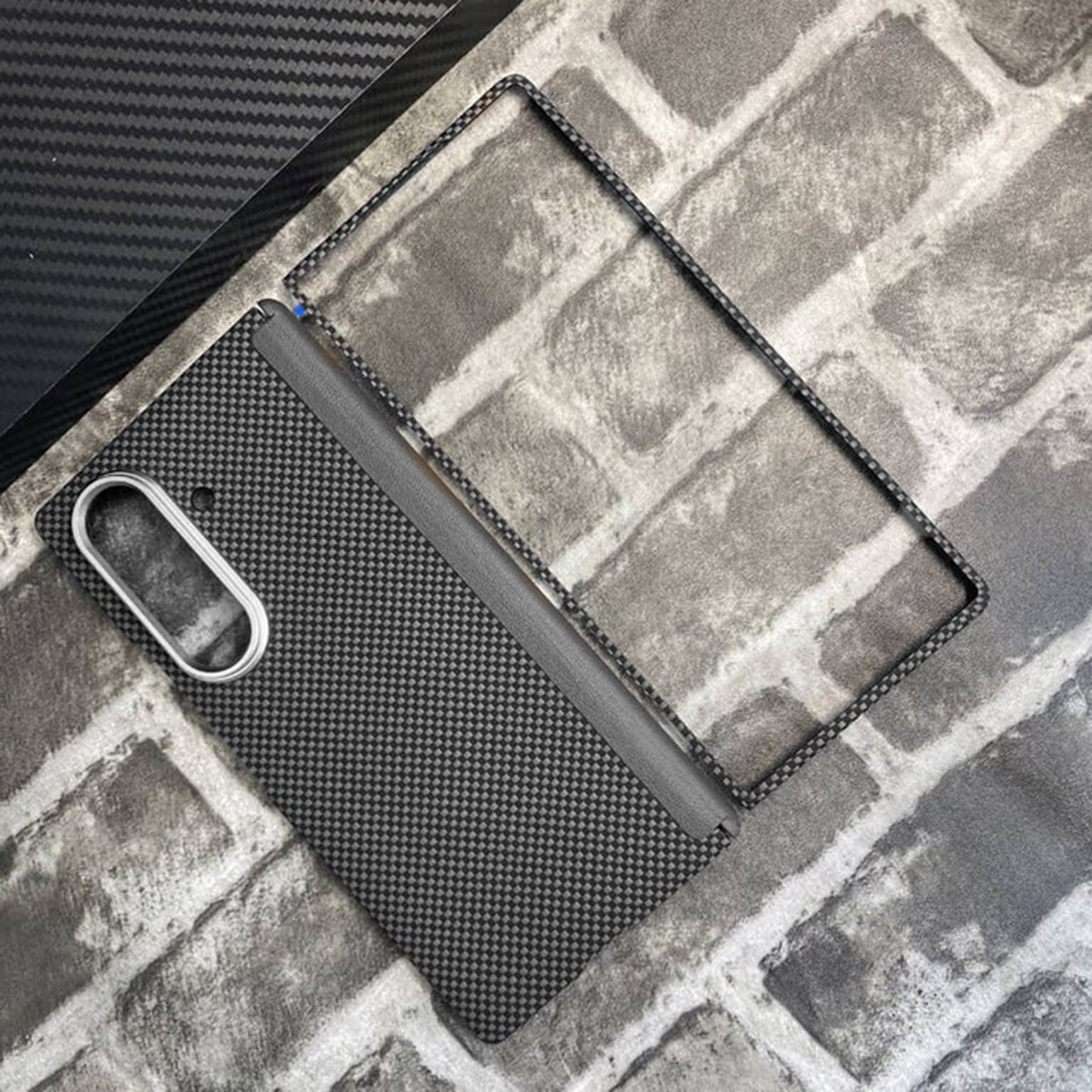 Real Aramid Kevlar Fiber Magsafe Case with Hinge Protection for Samsung Z Fold7