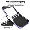 Cases & Covers for Diamond Style Leather Hinge Protection Case for Samsung Z Flip 6