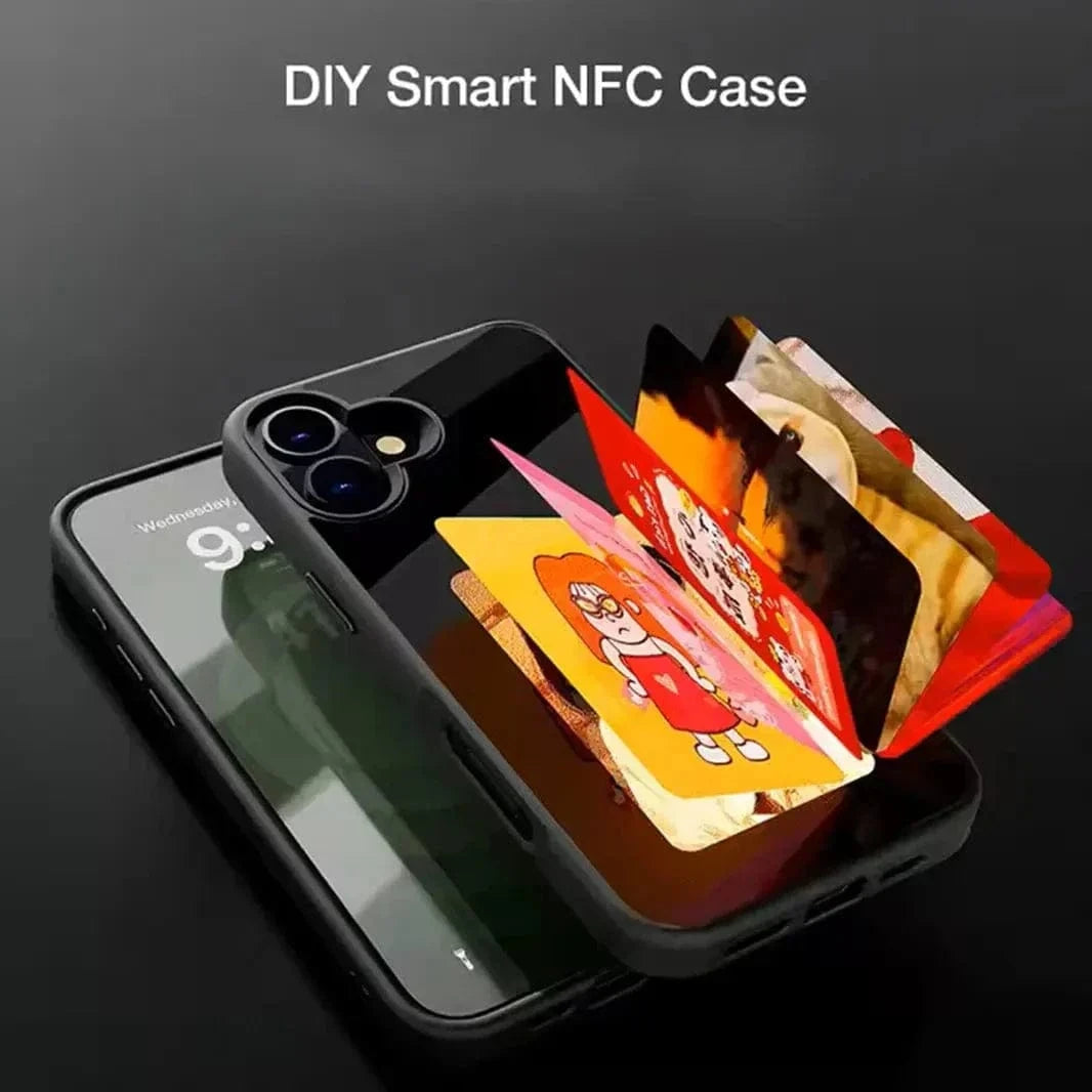 DIY E-Ink NFC Transmission PC Hard Case for iPhone 15 Pro Max