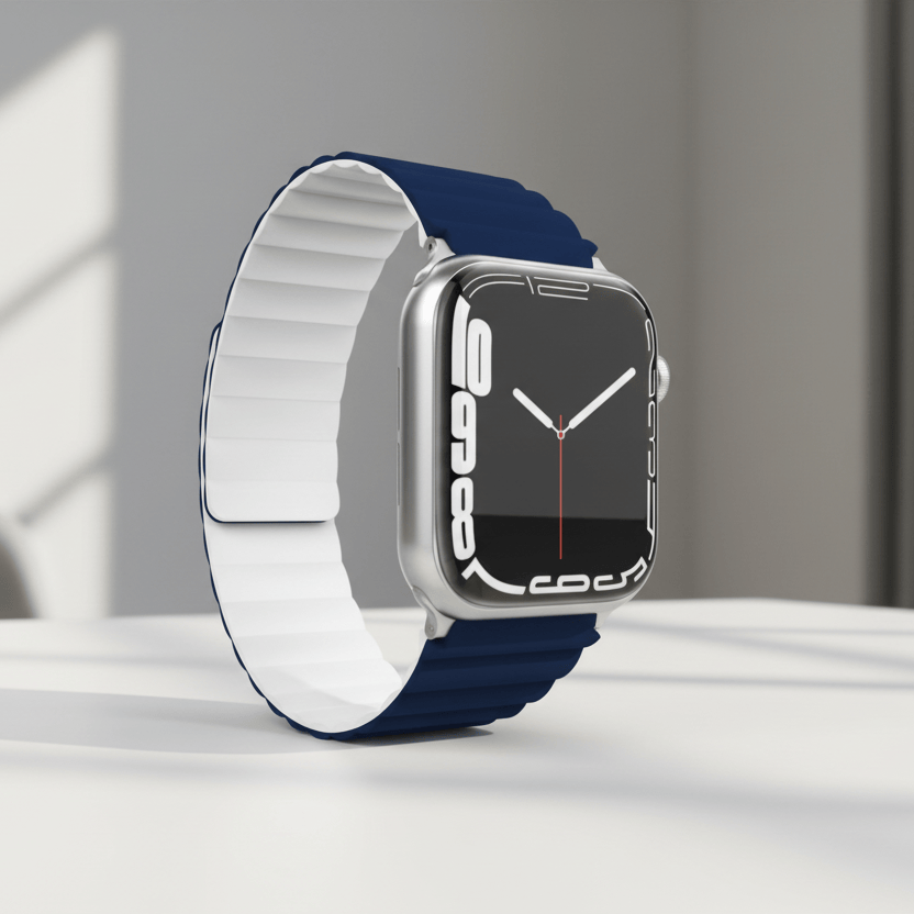 Watch Bands Double Sided Wearable Silicone Magnetic Loop Bands for Apple Watch 42 | 44 | 45 | Ultra 49 | 46mm S10