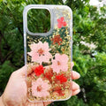 Cases & Covers for iPhone 14 Pro Max / Gold Glitter Floral